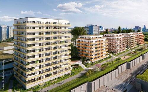 Außenvisualisierung Haus 1-5 - Etagenwohnung mit 63,90 m² in Leipzig zum Kaufen