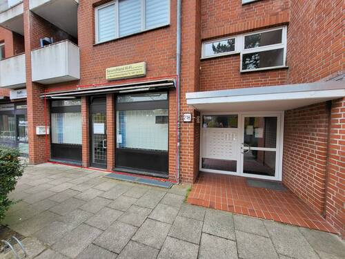 Objektansicht (Süd - Straßenseite) - 2 Zimmer Gewerbeobjekt (Büro, Produktion, Verkauf) in Lübeck