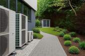 Außenanlagen mit Wärmepumpen - 