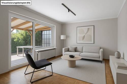 Wohnzimmer - Doppelhaushälfte mit 96,10 m² in Geesthacht zum Kaufen