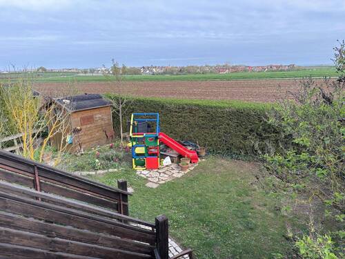 Blick von Terrasse OG und Zugang zum Garten - 
