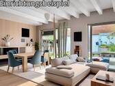 Eleganter Wohn-/Essbereich mit Terrasse - 