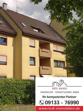 Blick zur Wohnung - Wohnen im südl. Stadtteil von Erlangen - Tennenlohe! 3-Zimmer-Mietwohnung mit Balkon u. Garage