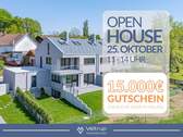 DHH Außenansicht - PANORAMA DELUXE: EXKLUSIVES DOPPELHAUS AM ORTSRAND VON WÖRTHSEE
