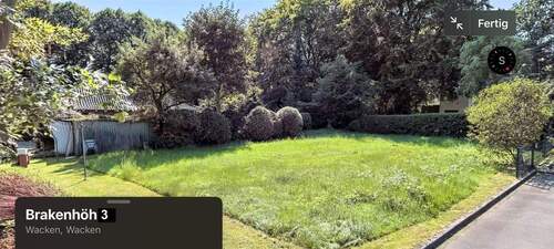 Straßenansicht - Grundstück in Wacken