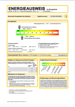 Energieausweis - 