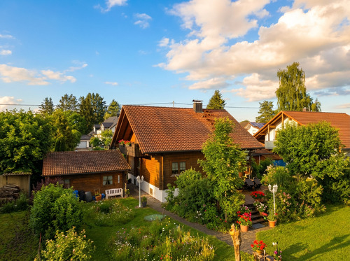 Hinterhausansicht - 4 Zimmer Einfamilienhaus in Bad Dürrheim