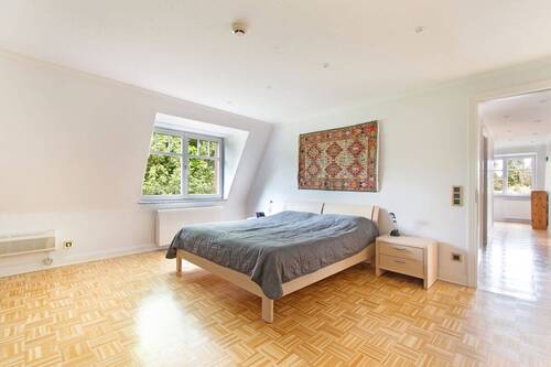 Schlafzimmer mit Nordausrichtung für kühle Nächte - 