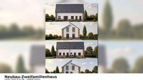 Bild 1 - Neubau in Hohn - 2 moderne Wohneinheiten, einzeln oder im Paket erwerbbar