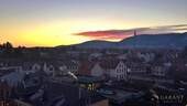 Aussicht Berge Sonnenuntergang - Helle 2 Zimmer-Wohnung mit Panoramablick auf die Haardt