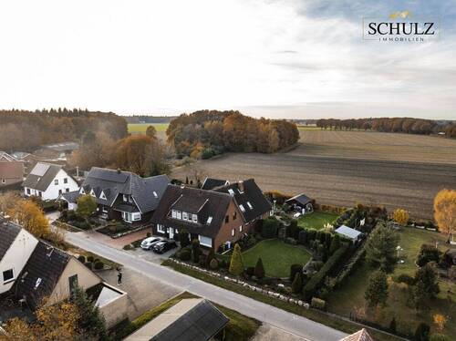 Luftbild - 7 Zimmer Mehrfamilienhaus, Wohnhaus zur Miete in Molbergen / Resthausen