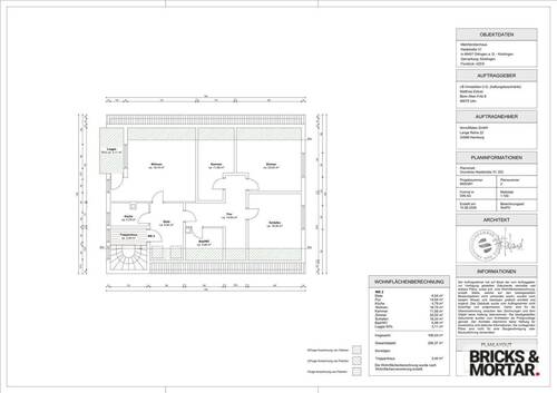 Dachgeschoss Etage 2, Ansicht 2, Schnitt 2, Einheit 2 - MIDGR1-2 - 