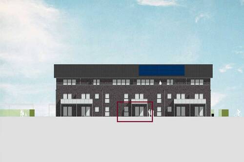 Ansicht-West_Whg-9 - Etagenwohnung mit 54,00 m² in Norderstedt zum Kaufen
