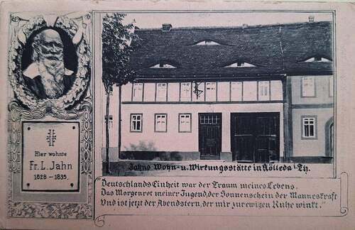 Postkarte_Turnvater_Jahn - Handwerk & Historie unter einem Dach