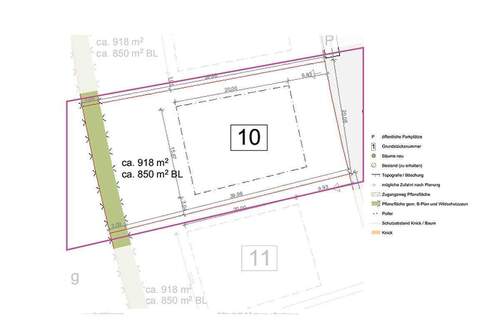 Lageplan Grundstück 10 - 