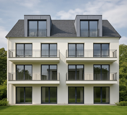 Entwurf Haus hinten - Grundstück in Velbert
