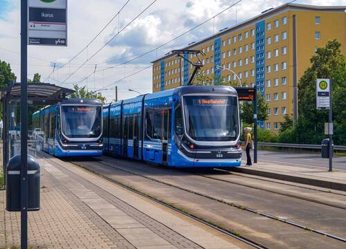 mit Bus oder Tram schnell in die city - 