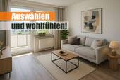 Auswählen und wohlfühlen! - Frisch renovierte 3-Zimmer-Wohnung in Stadtparknähe mit Blick ins Grüne