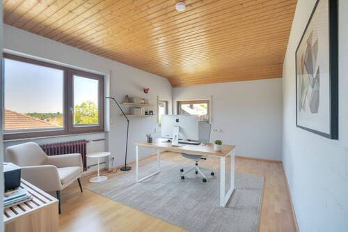 Arbeitszimmer - mögliche Möblierung - 
