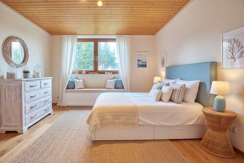 Schlafzimmer Einliegerwohnung - mögliche Möblierung - 