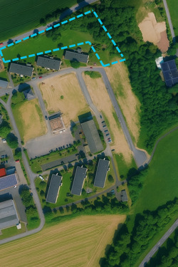 Draufsicht - Grundstück in Brakel