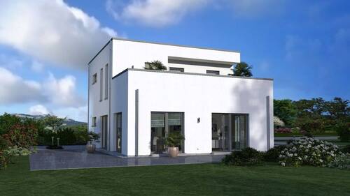 Ansicht Garten - Einfamilienhaus mit 188,10 m&sup2; in Niederöfflingen zum Kaufen