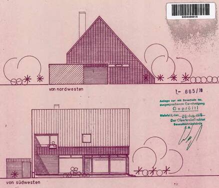 1970 Ansicht Nord-West + Süd-West - 