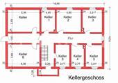 Grundriss Kellergeschoss (mit KI-verbessert) - 
