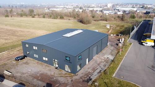 Luftbild - Halle in Pirmasens