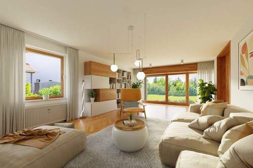 Wohnen im EG Einrichtungsbeispiel - 