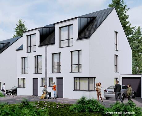 Ansicht - Ihr neues Zuhause in Breitenstein - moderne und hochwertige DHH mit viel Platz und Sonnengarten
