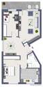 Grundriss der Wohnung - 