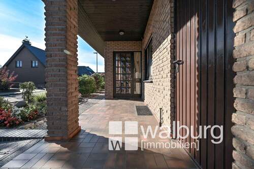 3 überdachter Eingang - Einfamilienhaus mit 128,70 m&sup2; in Haselünne zum Kaufen