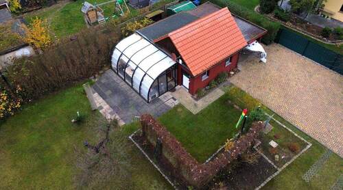 Ferienhaus, Wintergarten, Carport - 