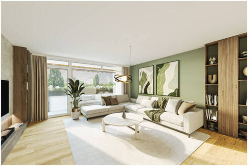 Virtuelles Staging (Wohnzimmer) - 