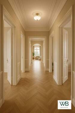 Flur - 5 Zimmer Etagenwohnung in Braunschweig