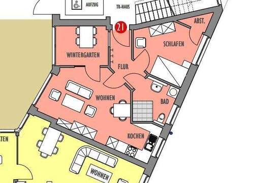 Bild 3 - Etagenwohnung mit 52,30 m² in Osnabrück zur Miete