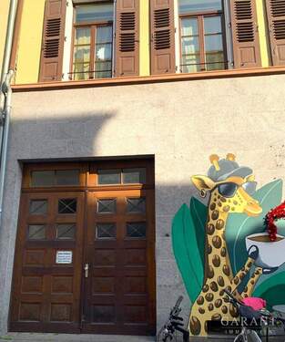 Fassade und Kunst - Historisches Stadthaus mit Rückgebäude