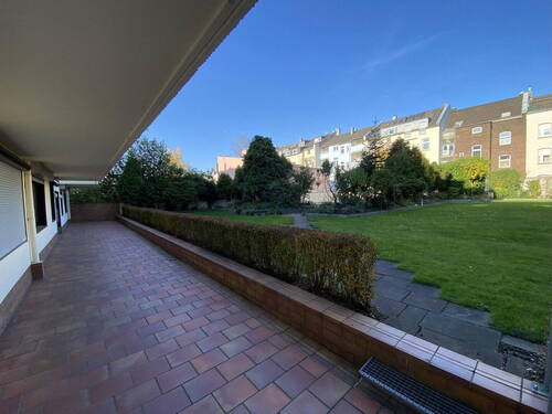 Garten - Etagenwohnung mit 87,00 m&sup2; in Düsseldorf zum Kaufen