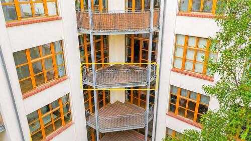 Großzügiger Balkon - 
