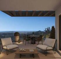Modernes Garten-Apartment mit 2 Schlafzimmern, Pool & Meerblick - San Juan de los Terreros