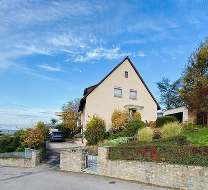 Hausansicht - EFH mit unverbaubarem Weitblick & Garten mit 2000qm in Kleinostheim