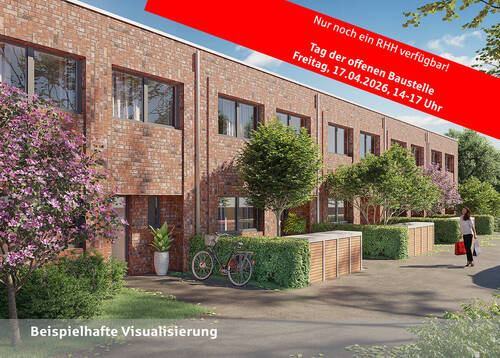 Tag der offenen Baustelle - Baustellenbesichtigung am Freitag: Moderner Familientraum - Reihenendhaus in St. Mauritz!