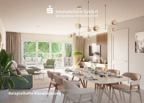 Wohn-Essbereich - Reihenendhaus mit 140,00 m&sup2; in Münster zum Kaufen