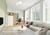 Visualisierung Wohnzimmer - 2 Zimmer Etagenwohnung zum Kaufen in Münster