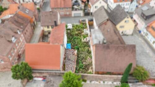 Rückansicht - Grundstück in Zellingen