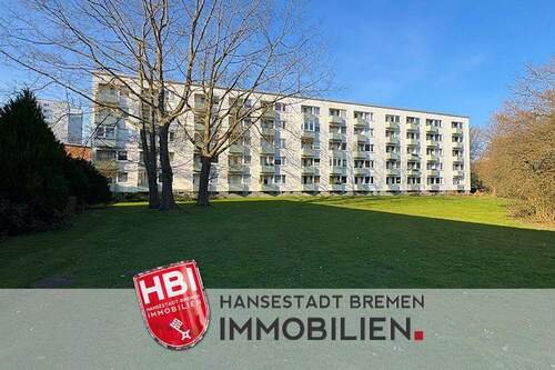 Außenfassade - Neue Vahr Südost Gut vermietete Singlewohnung Nähe eines Parks und Vahrer See