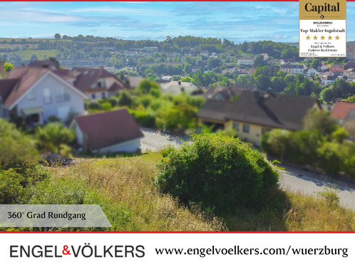 Bild 1 - Genießen Sie die Sonnenseite: Baugrundstück mit Weitblick in Top-Lage von Arnstein
