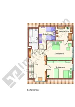 Dachgeschoss nur Wohnhaus - 