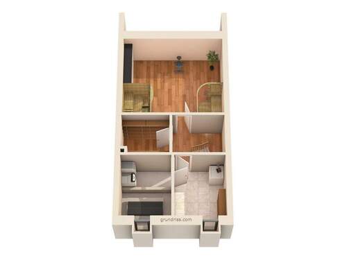 Kellergeschoss mit Hobbyraum, Sauna und Dampfbad - 